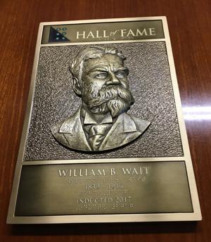 Hall of Fame Logo with plaque