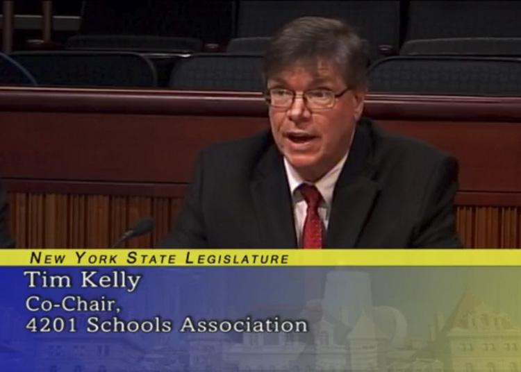 Superintendent Kelly giving testimony