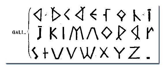 Image of Gall Alphabet