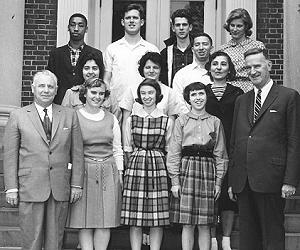 This 1963 Graduating Class is just one of the thirty-six he saw as Director.