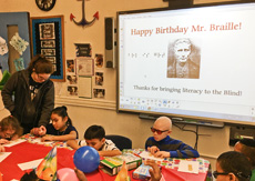 Louis Braille's Birthday Party