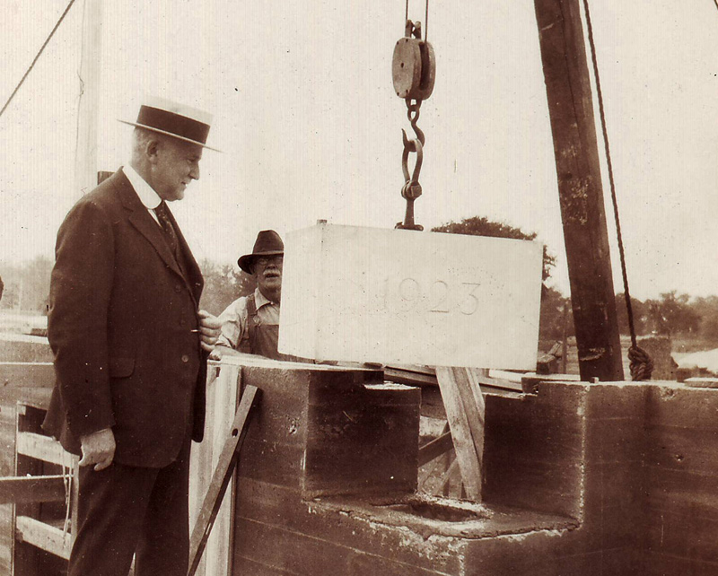 The Laying of the Schermerhorn Cornerstone (1923)